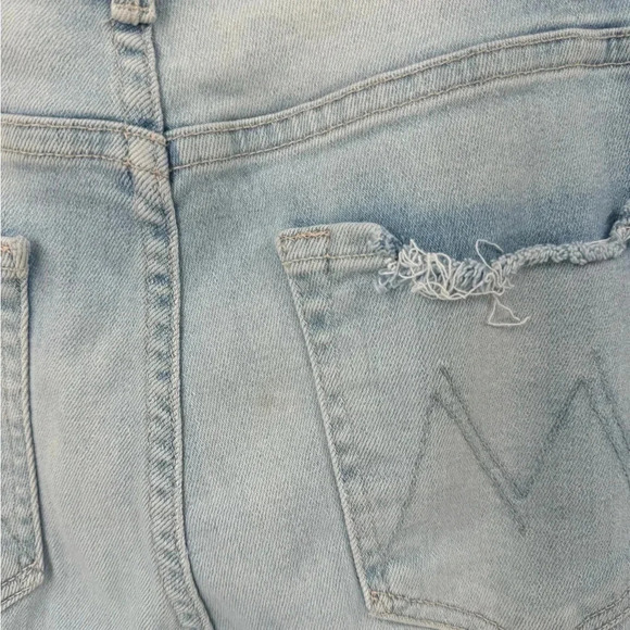MOTHER THE HUSTLER HIGH WAIST ANKLE FRAY JEANS IN NOT SO CHILL PILL SIZE 27 B902 - Picture 6 of 8